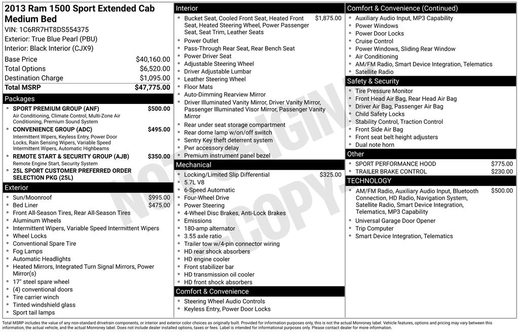 ram ram 1500 pickup 2013 1C6RR7HT8DS554375 image ram ram 1500 pickup 2013 1C6RR7HT8DS554375 image